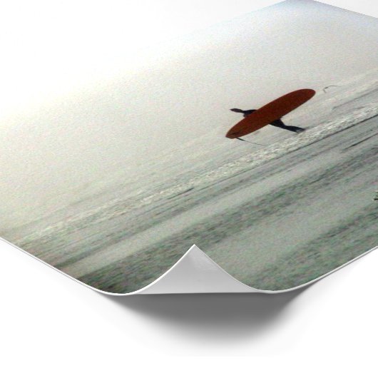 Poster Le surfer solitaire (Coin)