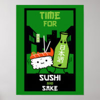 Le Sushi Et Le Sake