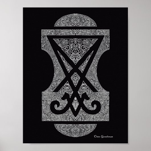 Poster Le symbole de Lucifer (Devant)