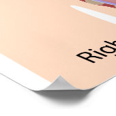 Poster Le système respiratoire marqué imprimé (Coin)