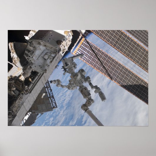 Poster Le système robotique Dextre construit au Canada (Devant)