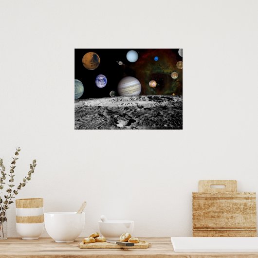 Poster Le système solaire (Cuisine)