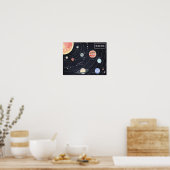 Poster Le système solaire (Cuisine)