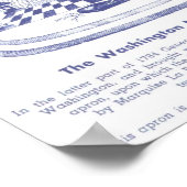 Poster Le tablier maçonnique de George Washington (Coin)