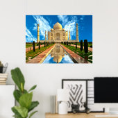 Poster Le Taj Mahal, les plus belles maisons du monde (Bureau à domicile)