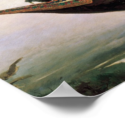 Poster Le tapis volant de Viktor Vasnetsov (1880) (Coin)