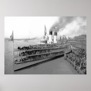 Poster Le Tashmoo Steamer