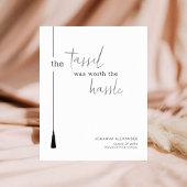 Poster Le Tassel Vaut La Peine De L'Affiche De Graduation