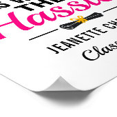 Poster Le Tassel Vaut Le Signe De Graduation Hassle (Coin)