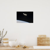 Poster Le télescope spatial Hubble en orbite au-dessus de (Cuisine)
