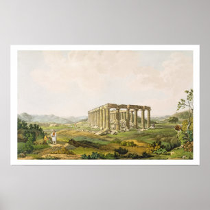 Poster Le Temple d'Apollo Epicurius, assiette 25 de la Pa