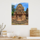Poster Le temple de Banteay Srei Chandi (Cuisine)