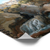 Poster Le temple de Vesta | Giovanni Battista Busiri (Coin)