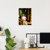 Poster Le temple des fées secrètes dans les bois (Bureau à domicile)