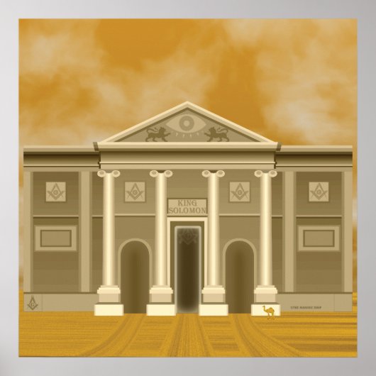 Poster Le temple du roi Salomon (Devant)