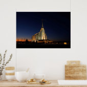 Poster Le temple Rexburg LDS (Cuisine)