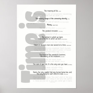 Poster - Le Temps Est. . .