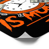 Poster Le temps est argent Drik Dunk Low Patent Halloween (Coin)