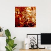 Poster Le temps est de l'essentiel (Bureau à domicile)