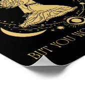 Poster Le temps vous a envoyé un sort graphique mais vous (Coin)