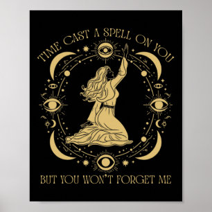 Poster Le temps vous a envoyé un sort graphique mais vous