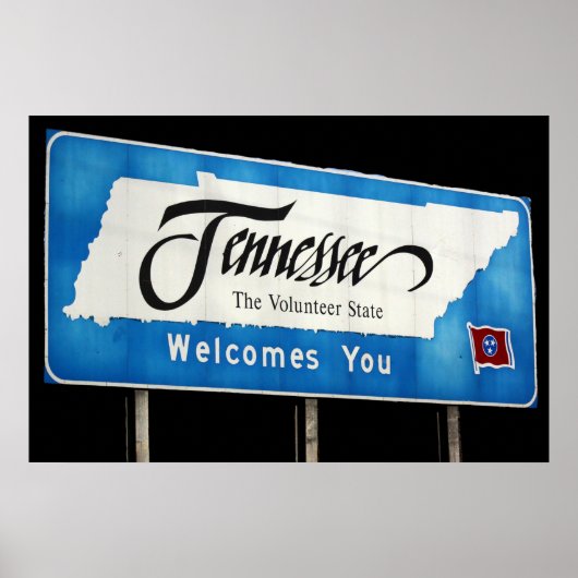 Poster Le Tennessee vous souhaite la bienvenue sur l'affi (Devant)