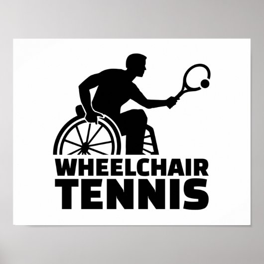 Poster Le tennis en fauteuil roulant (Devant)