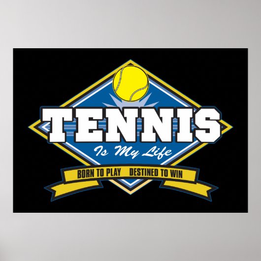 Poster Le tennis est ma vie (Devant)