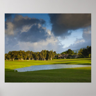 Poster Le terrain de golf Makai à Princeville