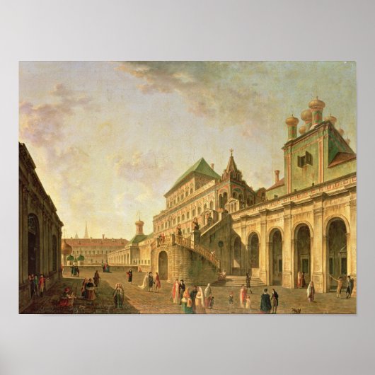 Poster Le terrain des Boyars au Kremlin de Moscou, 1801 (Devant)