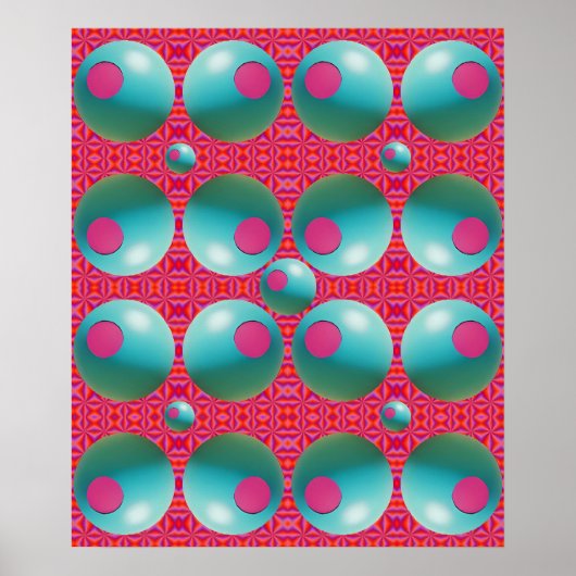 Poster Le test de l'olive - Ken Gage Art (Devant)