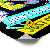 Poster Le test de stress de jour Enseignants (Coin)