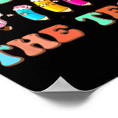 Poster Le Test Joyeux Test Day Pour L'Étudiant Professeur (Coin)