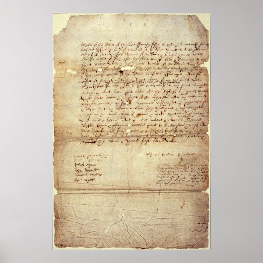 Poster Le testament de William Shakespeare (Devant)