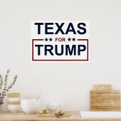 Poster Le Texas pour Trump (Cuisine)