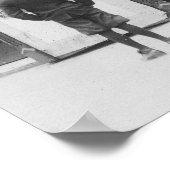 Poster Le théâtre de Havlin, 1910. Photo vintage (Coin)