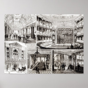 Poster Le théâtre d'empire, carré de Leicester