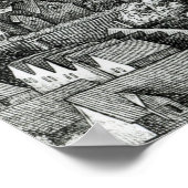 Poster Le Théâtre du Premier Globe ou le Théâtre Rose (Coin)