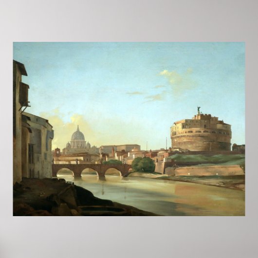 Poster Le Tibre au Castel Sant’Angelo (Devant)