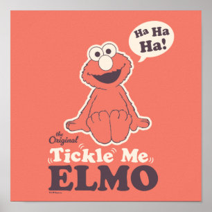 Poster Le Tickle Me Elmo Original