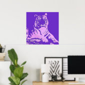 Poster Le tigre pourpre (Bureau à domicile)
