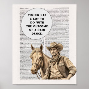 Poster Le timing a beaucoup à faire/résultat d'une danse 