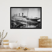 Poster Le Titanic a été construit en 1909 (Cuisine)