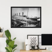 Poster Le Titanic a été construit en 1909 (Bureau à domicile)