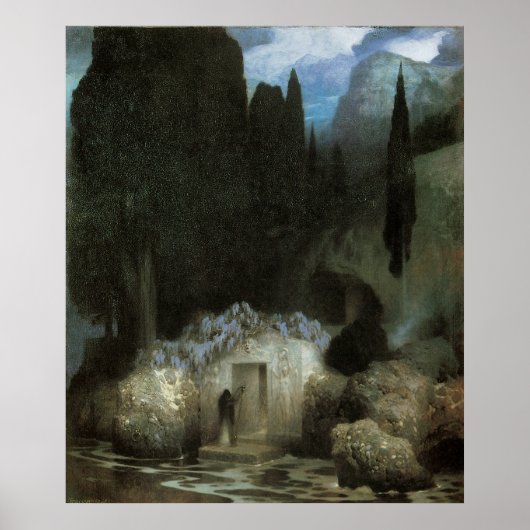 Poster Le tombeau de Bocklin (Devant)