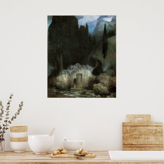 Poster Le tombeau de Bocklin (Cuisine)