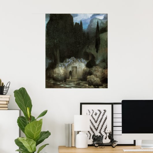 Poster Le tombeau de Bocklin (Bureau à domicile)