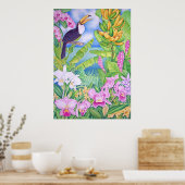 Poster Le Toucan brésilien en Amazonie (Cuisine)