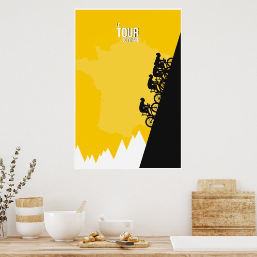 Poster Le Tour de France (Cuisine)