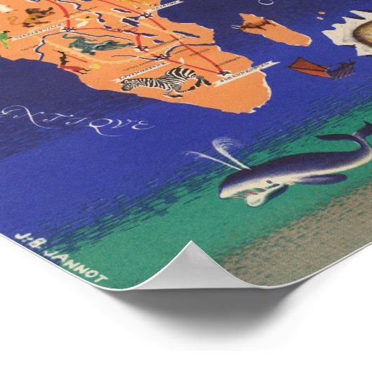 Poster Le Tour du Monde (Coin)